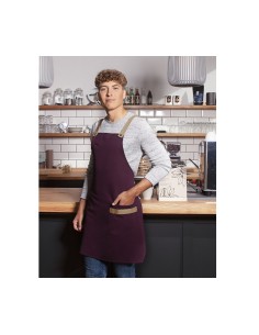 K-LS38-Bib Apron Urban-Look With Cross Straps And Pocket 2